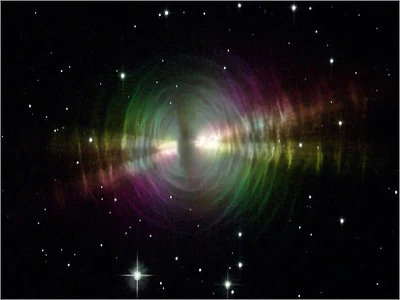 Rainbow Image of a Dusty Star