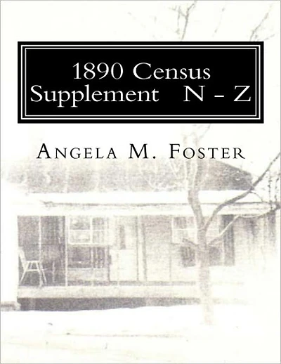 1890 Census Supplement N - Z