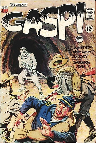 Gasp Number Horror Comic Book