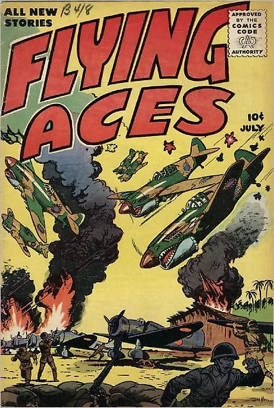 Flying Aces Number 1 War Comic Book