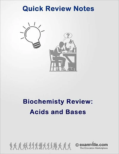 Biochemistry Quick Review: Acids and Bases