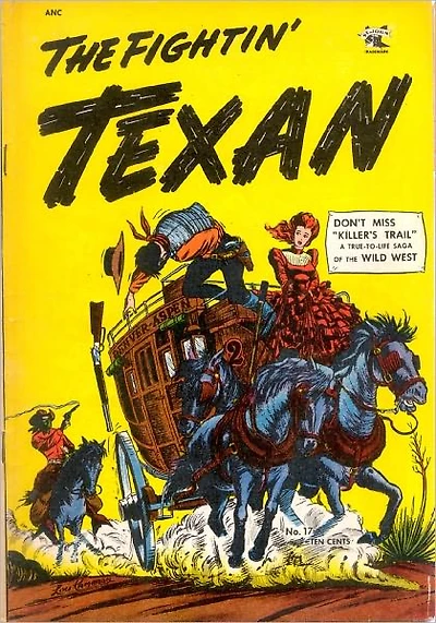 Fightin Texan Number 17 Western Comic Book