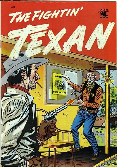 Fightin Texan Number 16 Western Comic Book
