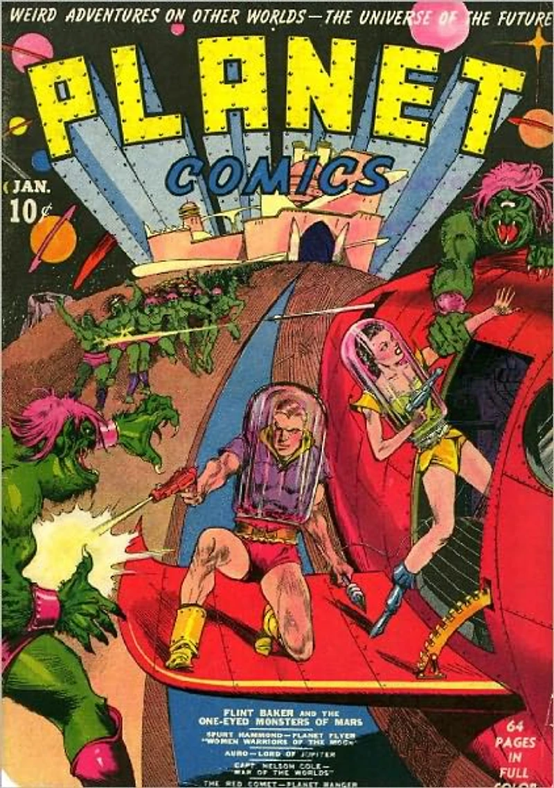 Planet Comics Number Fantasy Comic Book