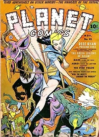 Planet Comics Number 21 Fantasy Comic Book