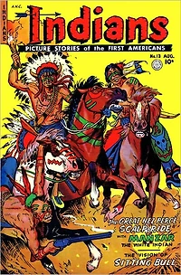 Indians Number 13 Western Comic Book
