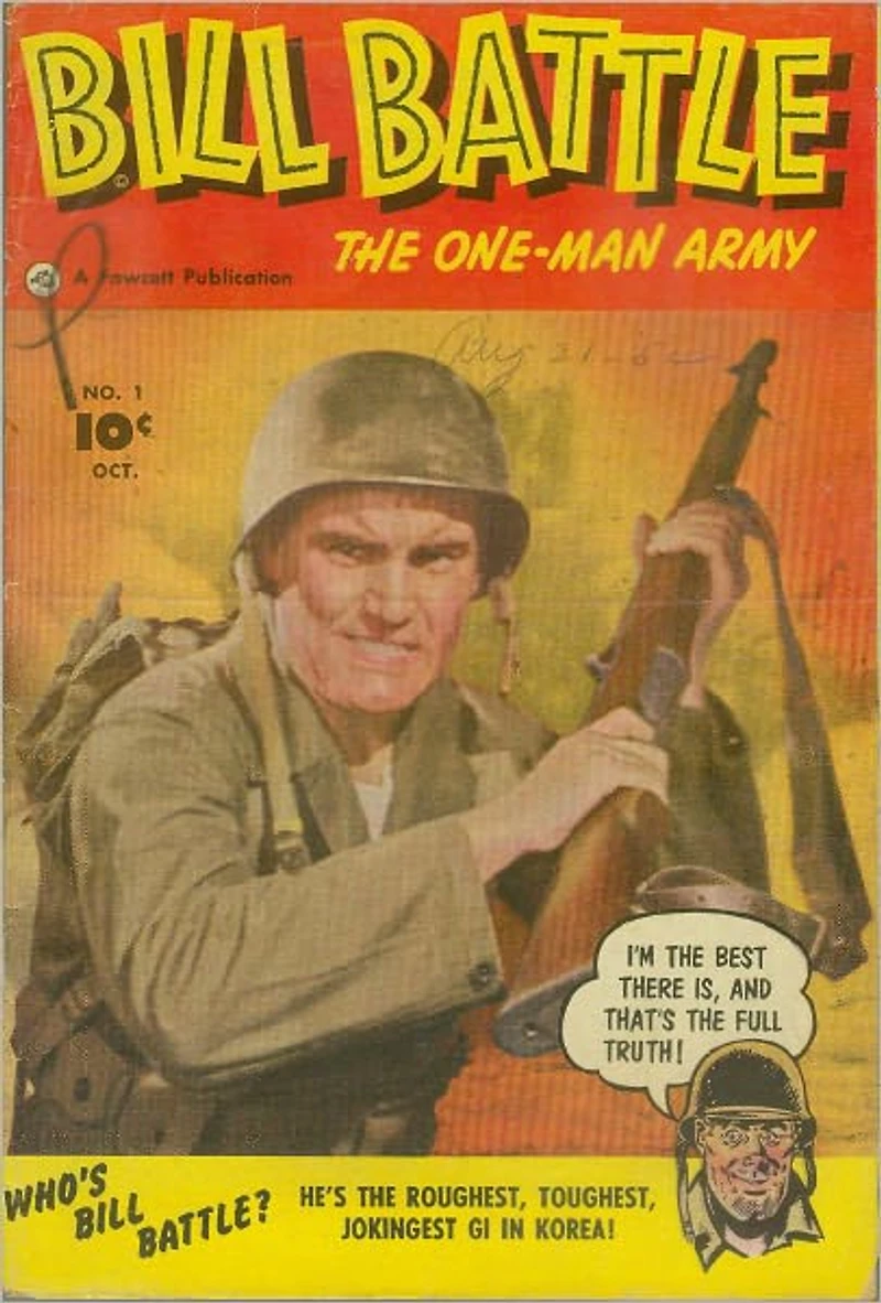 Bill Battle One Man Army Number War Comic Book