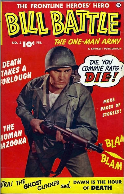 Bill Battle One Man Army Number 3 War Comic Book