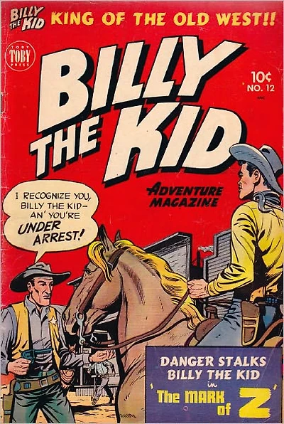 Billy The Kid Number 12 Western Comic Book