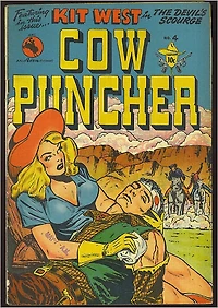 Cow Puncher Number 4 Western Comic Book