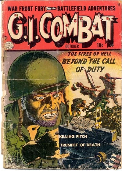 GI Combat Number 1 War Comic Book