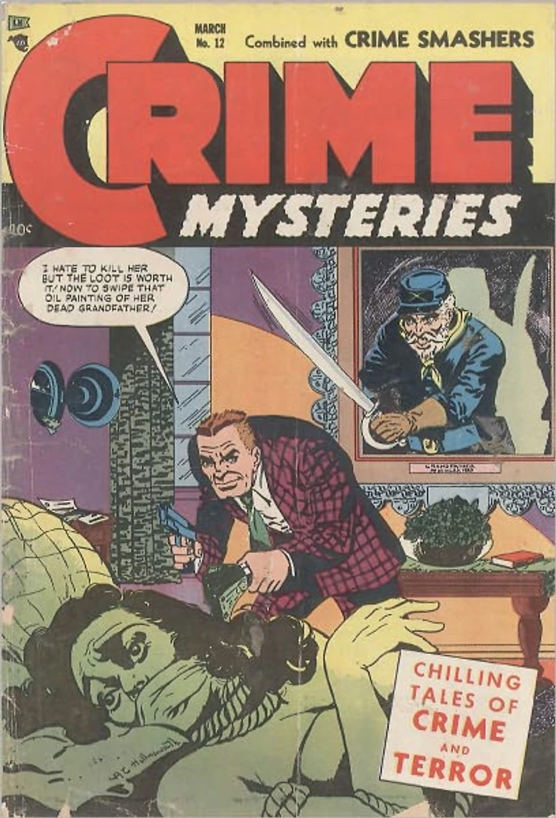 Crime Mysteries Number Crime Comic Book