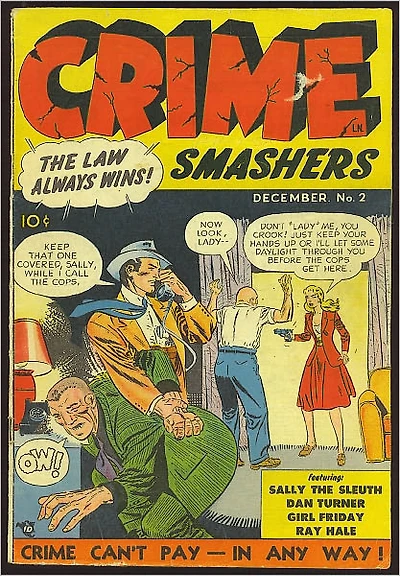 Crime Smashers Number 2 Crime Comic Book