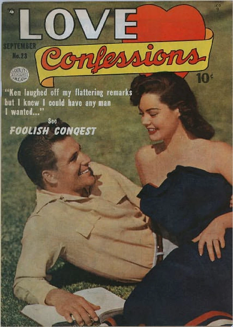 Love Confessions Number 23 Love Comic Book