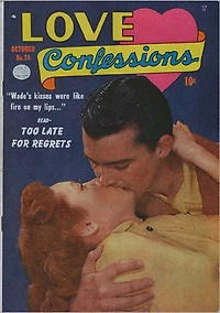 Love Confessions Number 24 Love Comic Book