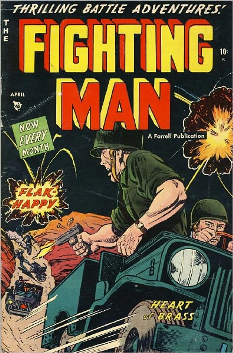 The Fighting Man Number 6 War Comic Book
