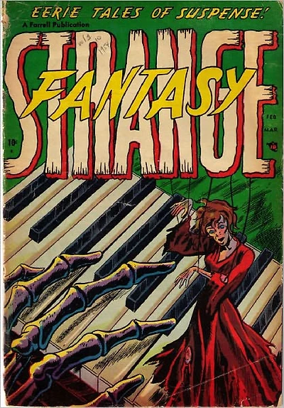 Strange Fantasy Number Horror Comic Book