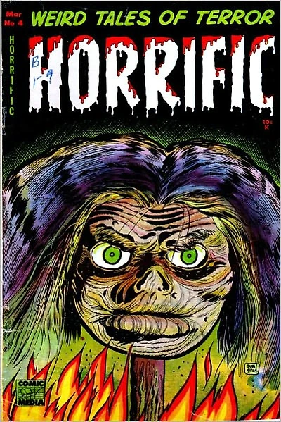 Horrific Number 4 Horror Comic Book