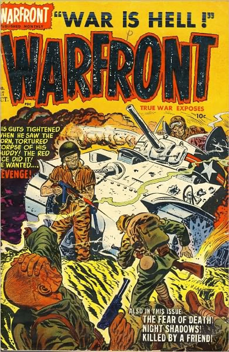 Warfront Number 17 War Comic Book