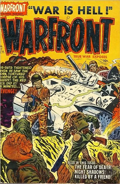 Warfront Number 17 War Comic Book