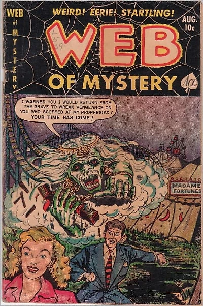 Web of Mystery Number 12 Horror Comic Book