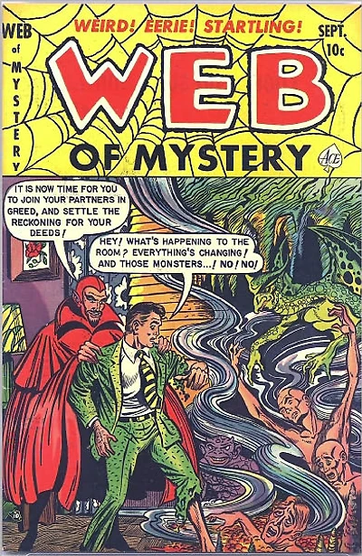 Web Of Mystery Number 13 Horror Comic Book