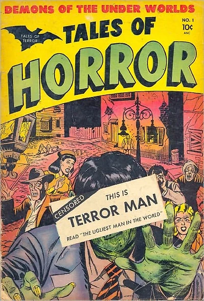 Tales of Horror Number Horror Comic Book