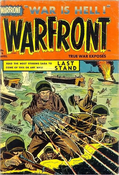 Warfront Number War Comic Book