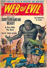 Web of Evil Number 9 Horror Comic Book