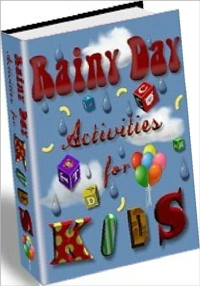 Raining Day activities for kids - potato stamps, sock puppets, finger painting