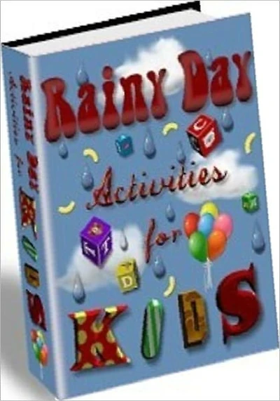 Raining Day activities for kids - potato stamps, sock puppets, finger painting