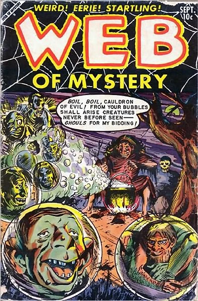 Web of Mystery Number 20 Horror Comic Book