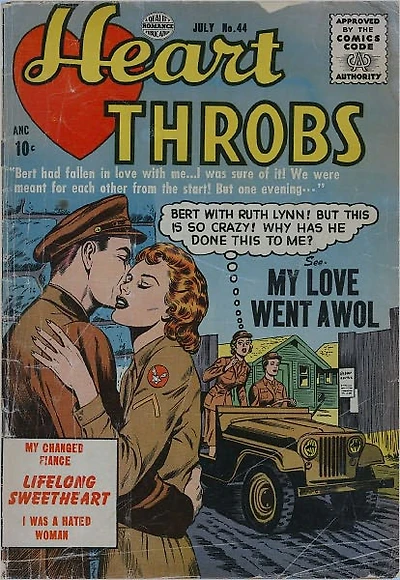 Heart Throbs Number Love Comic Book