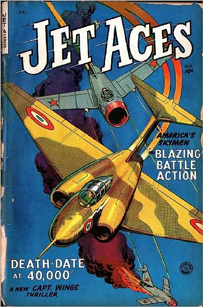 Jet Aces Number 4 War Comic Book