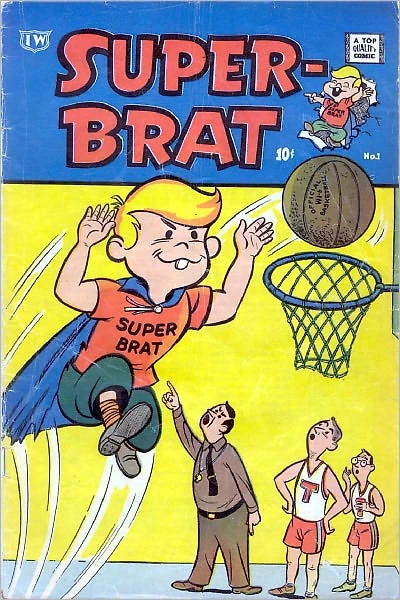 Super Brat Number Funny Comic Book