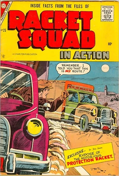 Racket Squad Number Crime Comic Book