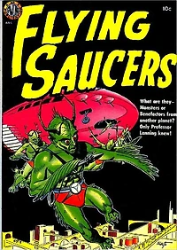 Flying Saucers Horror Comic Book