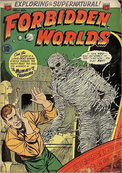 Forbidden Worlds Number 11 Horror Comic Book