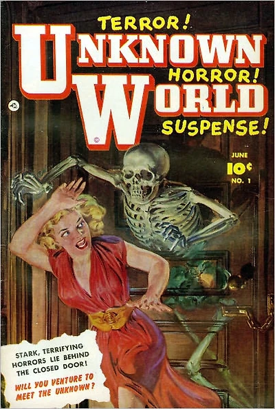 Unknown World Number 1 Horror Comic Book