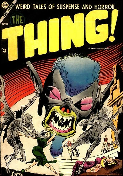 The Thing Number Horror Comic Book