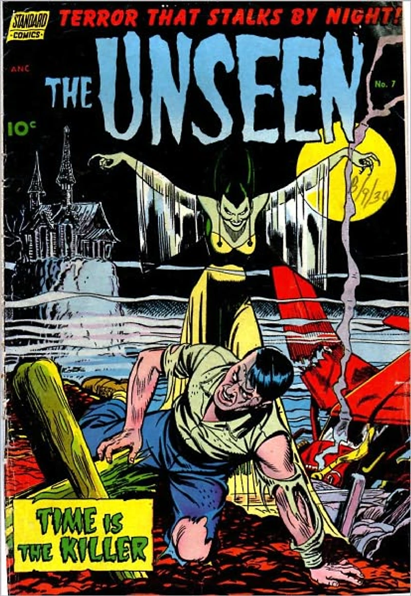 Unseen Number 7 Horror Comic Book