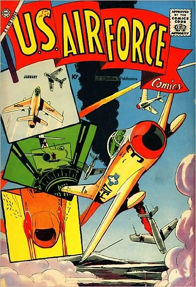 US Air Force Comics Number 2 War Comic Book