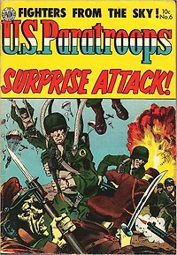 US Paratroops Number 6 War Comic Book