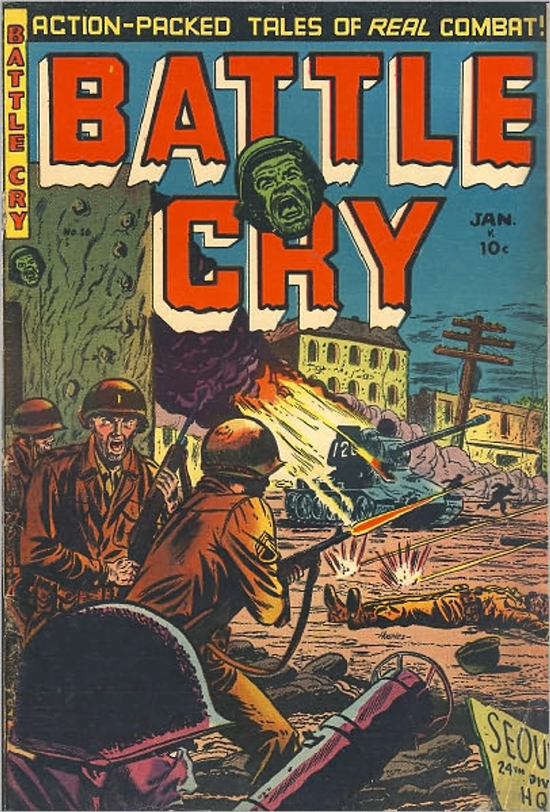 Battle Cry Number 16 War Comic Book