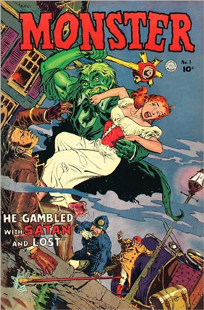 Monster Number 1 Horror Comic Book