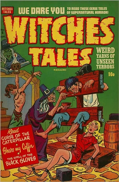 Witches Tales Number Horror Comic Book