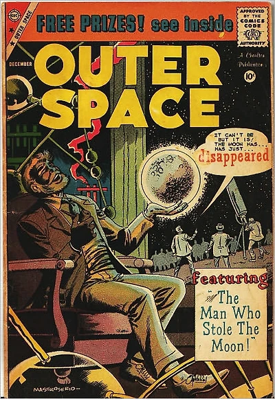 Outer Space Number 25 Science Fiction Comic Book