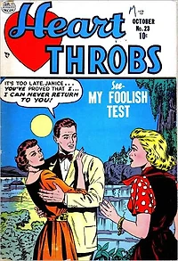 Heart Throbs Number 23 Love Comic Book
