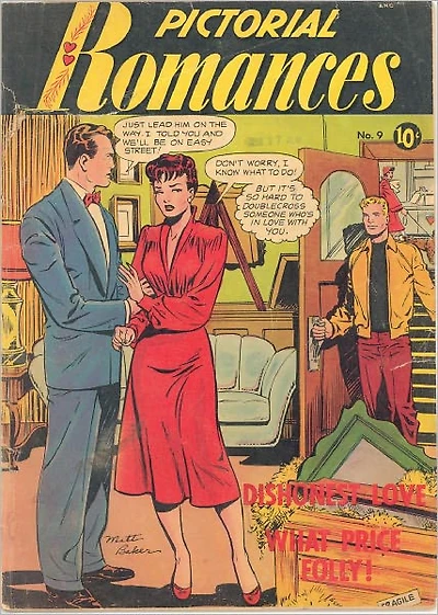 Pictorial Romances Number 9 Love Comic Book