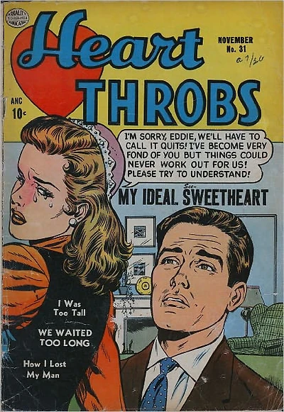Heart Throbs Number 31 Love Comic Book